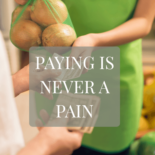 Paying for your veg box