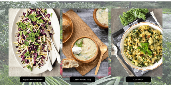 Bare Acre Farm Recipes for This Weeks Veg Boxes.